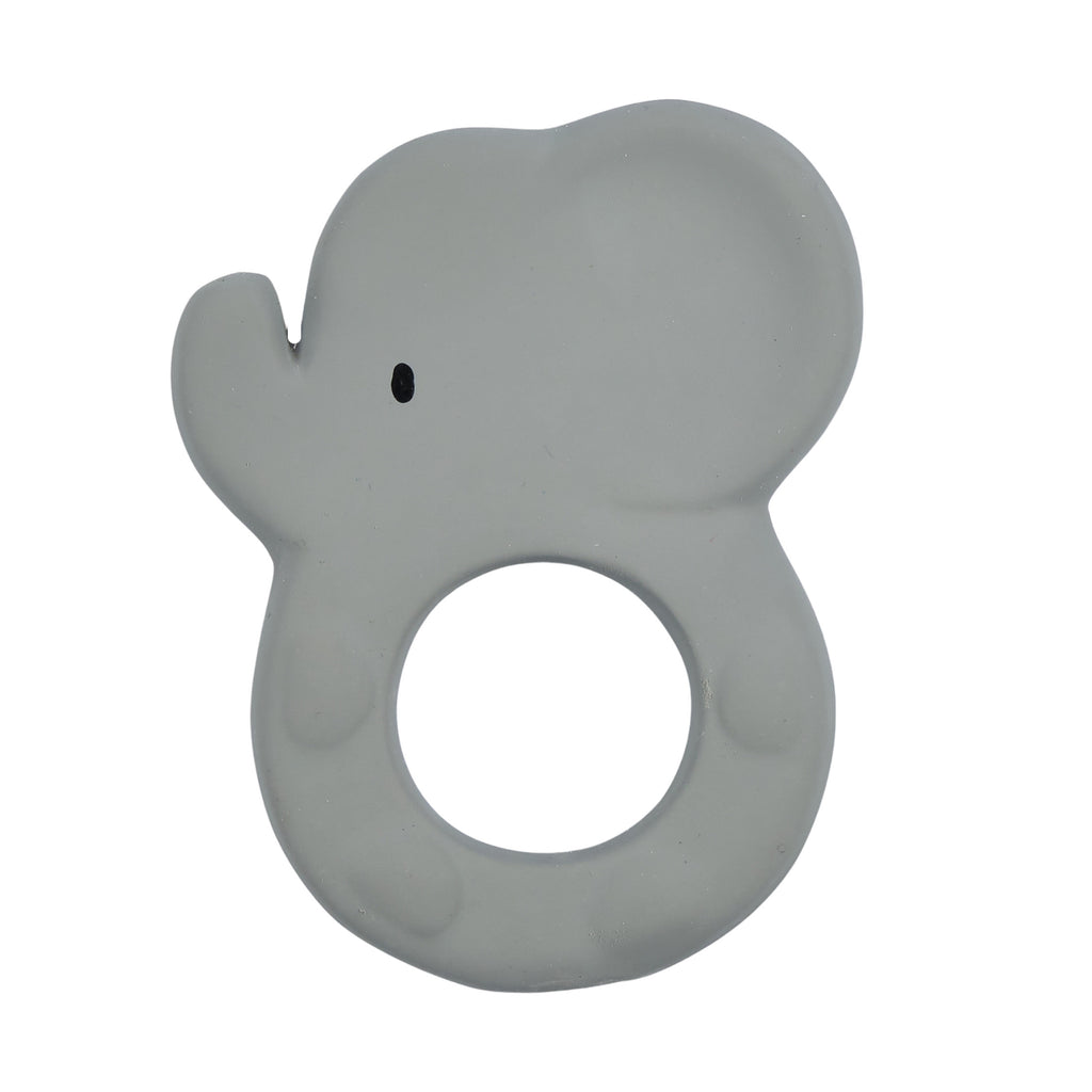 Elephant - Natural Rubber Organic Baby Teether